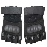 Тактические перчатки без пальцев чёрные 104 . Размер XL - 2