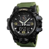 Часы наручные SKMEI 1586AG, ARMY GREEN, 9767 - 1