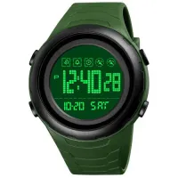 Часы наручные SKMEI 1674AGBK, ARMY GREEN-BLACK, 10266 - 3