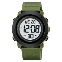 Часы наручные SKMEI 2122AGWT, ARMY GREEN-WHITE, 9787 - 1