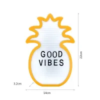 Ночник LED на батарейквх "Ананас" +буквы / 2xAAA/ - 2