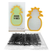 Ночник LED на батарейквх "Ананас" +буквы / 2xAAA/ - 3