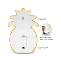 Ночник LED на батарейквх "Ананас" +буквы / 2xAAA/ - 4