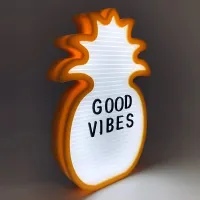 Ночник LED на батарейквх "Ананас" +буквы / 2xAAA/ - 1