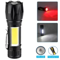 Ручной фонарь Police W601, Li-Ion аккум., ЗУ microUSB, zoom, красный и белый свет - 1