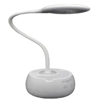 Настольная LED лампа аккумуляторная /ночник / ячейка для ручек/ 3 режима света /nk-200 - 1