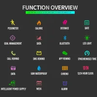 Часы наручные SKMEI 1629BK, BLACK, Smart Watch, 10259 - 3