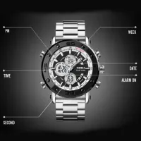 Часы наручные SKMEI 1636SIWT, SILVER-SILVER, 10246 - 3