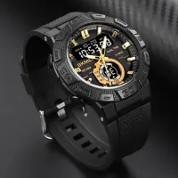 Часы наручные SKMEI 1881GDBK, GOLD-BLACK, 10276 - 2