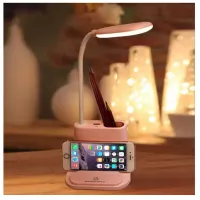 Настольная LED лампа 3198, GB7000, Power bank, 3 режима света, регулятор яркости - 1
