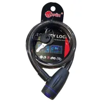 Велосипедный замок 187-65, толщина 10мм, длинна 650мм - 1