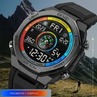 Часы наручные SKMEI 2209CKBK, COLORFUL/BLACK, Compass, Pedometer, 10351 - 9