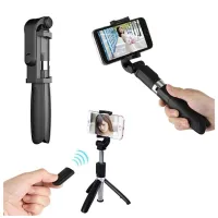 Штатив тринога TRIPODA L01/ Крепление под телефон/ Пульт - 7