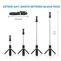 Штатив тринога TRIPODA L01/ Крепление под телефон/ Пульт - 9