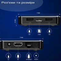 Смарт ТВ-приставка X96Q 1/8GB Amlogic H313 Андроид 11 - 4