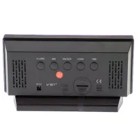 Часы электронные VST-897-4, ярко-зеленый,температура, USB - 3