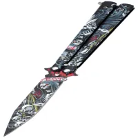Нож бабочка Dead Fest 2-481 - 1
