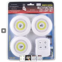 Фонарь для кемпинга BL-1012, LED, пульт, три лампы, два режима яркости, 7477, 4926 - 3