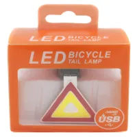 Велосипедный задний фонарь мигалка аккумуляторная Триугольник  902 microUSB - 3