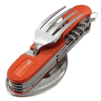 Туристический столовый прибор Оранжевый L-48 большой - 1