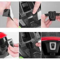 Велосипедный задний фонарь мигалка аккумуляторная T11-15LED, ЗУ micro USB, влагозащита IPx5 - 4