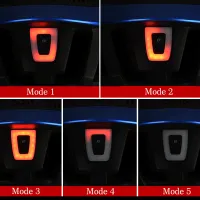 Велосипедный задний фонарь мигалка аккумуляторная T11-15LED, ЗУ micro USB, влагозащита IPx5 - 5