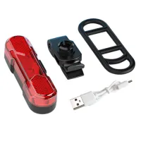 Велосипедный задний фонарь мигалка аккумуляторная 8821-5COB, аккум., ЗУ micro USB - 4