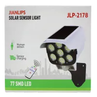 Уличный фонарь c солнечной панелью в виде камеры JLP-2178 / 77SMD / 7728 - 1