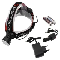 Налобный фонарь Bailong BL-T20-P90, 2х18650, P90 LED, Zoom, 7470 - 1