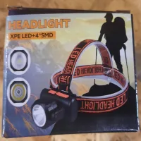 Налобный фонарь Bailong BL-2001, 4SMD+XPE, аккумулятор, micro USB, 7469 - 6