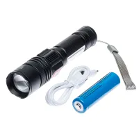 Ручной фонарь Police RB244, P90 LED, microUSB, Боковая подсветка, Zoom - 2