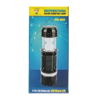 Фонарь для кемпинга GSH-9688, аккумулятор, солнечная батарея - 2