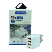 СЗУ Сетевое зарядное устройство PD+QC3.0 A-115 - 1