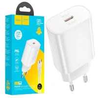 СЗУ Сетевое Зарядное Устройство Hoco N22, быстрая зарядка 25W, Type-C - Type-C - 4