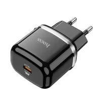 СЗУ Сетевое Зарядное Устройство Hoco N24, быстрая зарядка 20W, Type-C - Lightning - 2