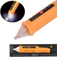 Бесконтактный тестер напряжение со свето-звуковой индикацией M100 (7478) / прозвонка - 4