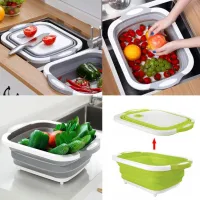 Складная разделочная доска для мытья и резки овощей 2в1 - 2