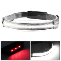 Налобный фонарь Stripe Ultra bright YD-33, 37SMD Белый+3SMD Красный, ЗУ micro USB, аккум - 5