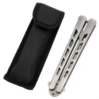 Нож бабочка Тренировочная Metalic AK13 - 3