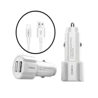 Автомобильное зарядное устройство USB x 2 MOXOM KC-15 Micro - 2
