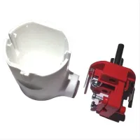 Электровилка Neomax угловая белая стандарт С/З 16A Евро (NX1004) - 2