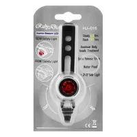 Велосипедный задний фонарь мигалка на батарейках HJ-016-1LED, Waterproof, 2хCR2032 - 1