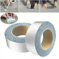 Бутиловая водонепроницаемая лента с алюминиевой фольгой 7233 (BUTYL SELF-ADHESIVE) 5см*1.2мм*10м - 5