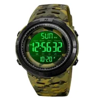 Часы наручные SKMEI 2070CMGNBK, ARMY GREEN CAMO-BLACK, 9785 - 2
