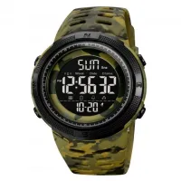 Часы наручные SKMEI 2070CMGNBK, ARMY GREEN CAMO-BLACK, 9785 - 1