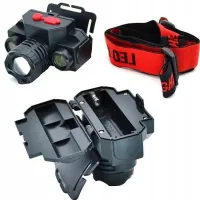 Налобный фонарь Bailong BL-1805, аккумулятор 18650, micro USB, 8016 - 4