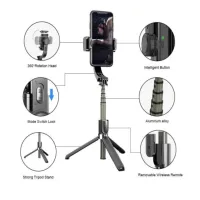Стабилизатор телефона Gimbal L08. Штатив держатель телефона с Bluetooth пультом дистанционного управ - 3