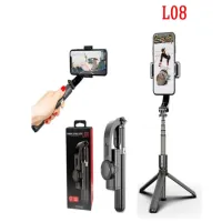 Стабилизатор телефона Gimbal L08. Штатив держатель телефона с Bluetooth пультом дистанционного управ - 1