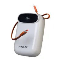 Повербанк Rablex RB10FP, 10000mAh, Lightning, Type-C, Быстрая зарядка, 88W, PD35W - 2