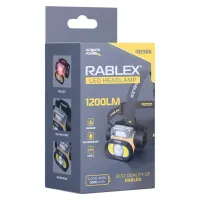 Налобный фонарь Rablex RB986, белый+красный свет, 1200 Lumen, Type-C, Сенсор, водонепроницаемый - 2